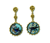 Circular Bird Earrings - TimeLine Gifts